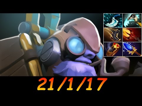 Dota 2 Tinker Pro 21/1/17 (Kills/Deaths/Assists) Top MMR 624 GPM Ranked Full Gameplay