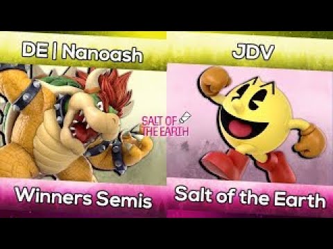 DE | Nanoash (Bowser) vs. JDV (Pac Man) | SotE Singles | Smash Ultimate WSF