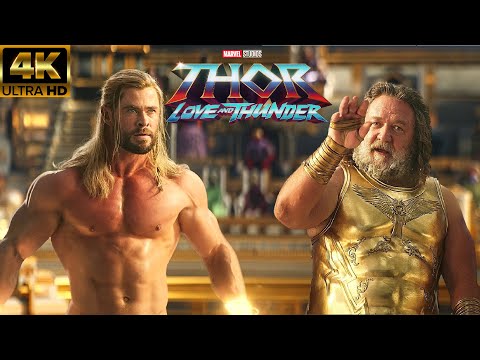 Thor Love And Thunder - Thor Vs Zeus, PELEA COMPLETA | CLIP LATINO| 4K HD