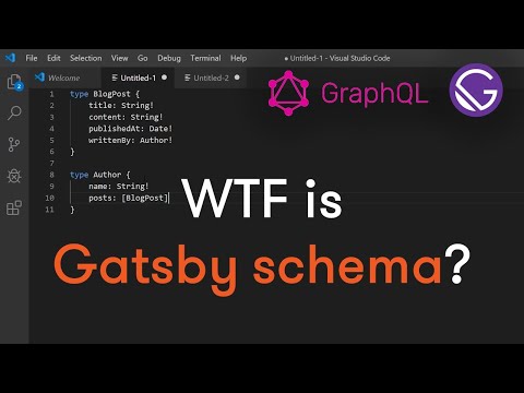 WTF is Gatsby schema?