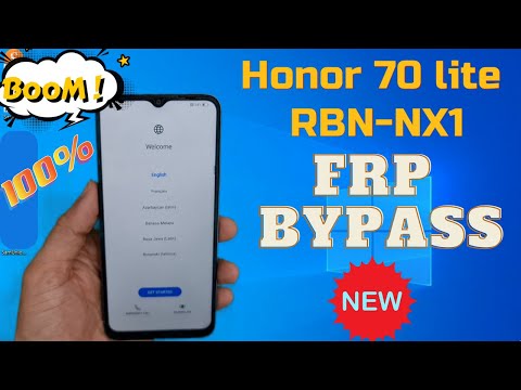 Honor 70 lite (RBN-NX1) FRP Bypass  just one click | All Huawei Frp Bypass 2023