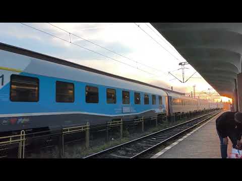TREN IC 551 BUCURESTI NORD - SUCEAVA SOSESTE IN GARA PLOIESTI SUD - TRAINS ROMANIA 4K 
