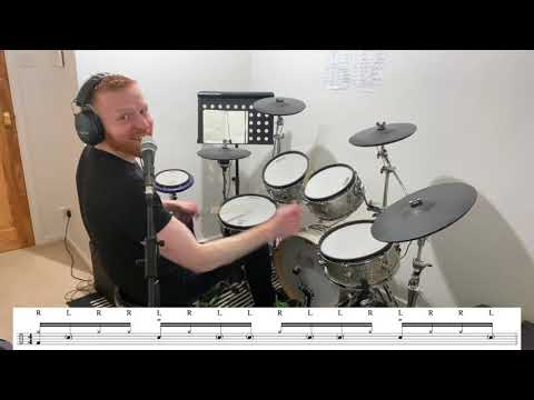 One Of My All-Time Favourite Paradiddle Grooves - One Minute Drum Lesson 🥁