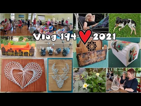 Vlog 194/21 - truhličky a String Art