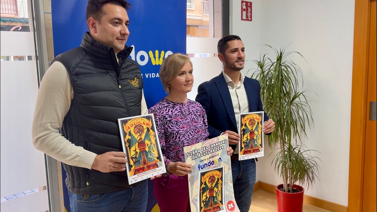 Ya está a la venta el libro del Carnaval de Águilas, con un coste de 2 euros destinados a Fundown