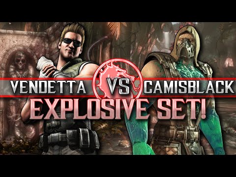 Mortal Kombat X: Vendetta vs Cam is Black FT10 (EXPLOSIVE SET!)