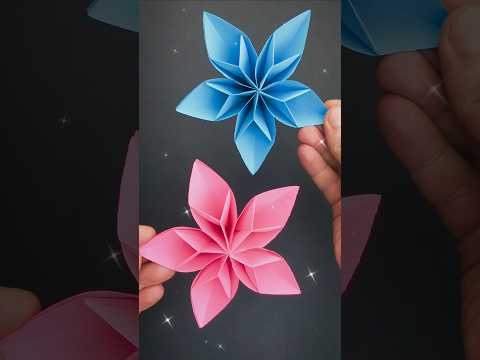 EASY PAPER FLOWERS 🪷🏵️ #diy #paperflower #flowers