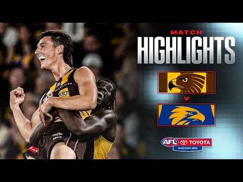Hawthorn v West Coast Eagles Highlights | Round 7, 2025 | AFL