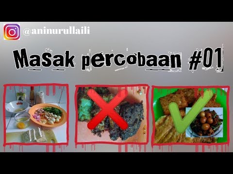 Gagal !! Gosong !! Eperiment percobaan masak 01 A-Vlog#04 - Ani Nurul Laili