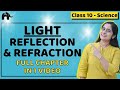 Light Reflections And Refraction Class 10 Physics Chapter10 One Shot CBSE NCERT