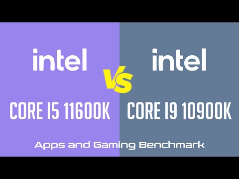 Intel Core i5 11600K vs Intel Core i9 10900K - Apps & Gaming Benchmark (RTX 3090)