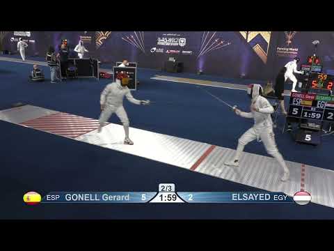 2022 242 T32 04 M E Individual Cairo EGY CHM 5 GONELL ESP vs ELSAYED EGY