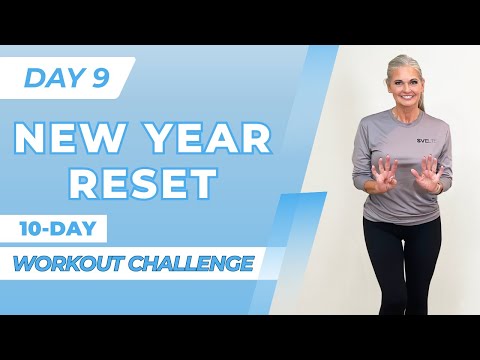 Day 9: NEW YEAR RESET 10-Day Workout Challenge | Full Body Toning Workout | Legs/Core/Arms | At Home