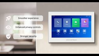 محطة تحكم إنتركوم جراندستريم بشاشة لمس 7 بوصة و4 حسابات SIP ودعم PoE موديل GSC3570