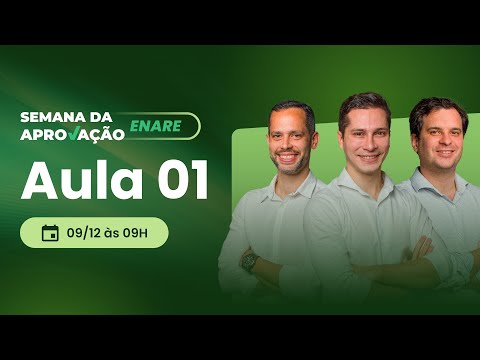 Semana da Aprovação ENARE - Dia 01 - Clínica Médica, Cirurgia Geral e Medicina Preventiva