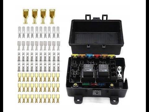 DIY 12VDC Switches Relays Fuses