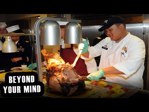 Here's What's Inside the U.S. Navy Ship's Kitchen | logistics, and finance to provide food services
