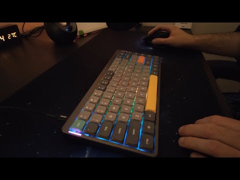 Modded Nuphy Air75 typing test