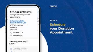 DonorHub™: Schedule your Donation Appointment