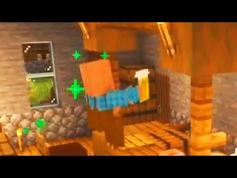 Sparks Villager trinkt Bier und fliegt weg