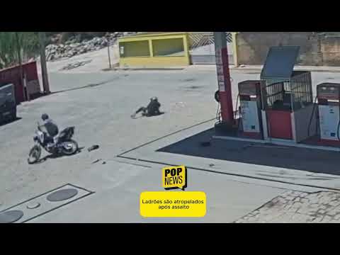 Proprietário de estabelecimento atropela ladrões após assalto em Brás Pires