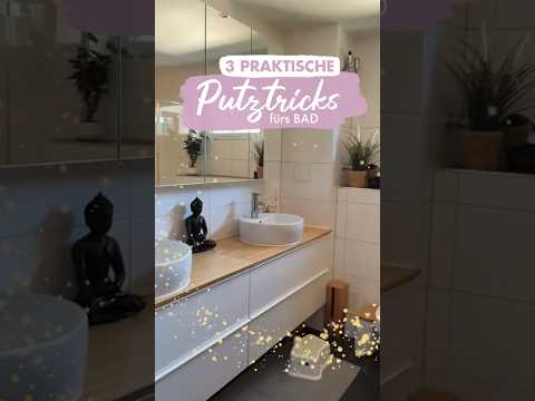3 praktische Putztricks fürs Bad 🤩Damit wird alles blitzeblank✨ #cleaning #clean