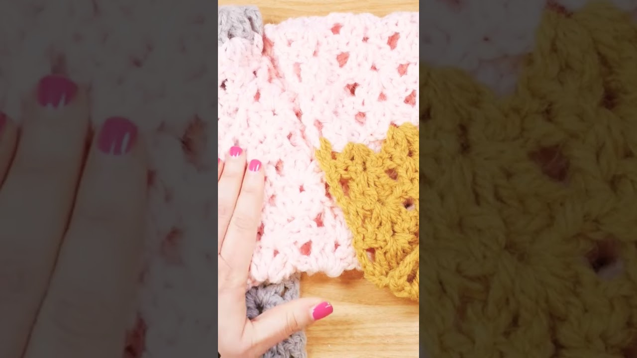 かぎ針編み | 3色のアイリスマーターショール | 春の編み図 | かぎ針編みを学ぶ