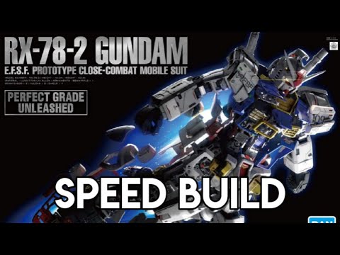 PG UNLEASHED RX-78-2 GUNDAM Speed Build PGU RX 78 2