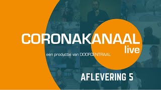 Coronakanaal Live: aflevering 5 (19 april 2020)