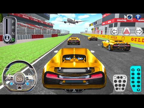 New Golden Bugatti Chiron Racing Track Driving - 3D Driving Class 2026 - Supercar Game - 3D games
