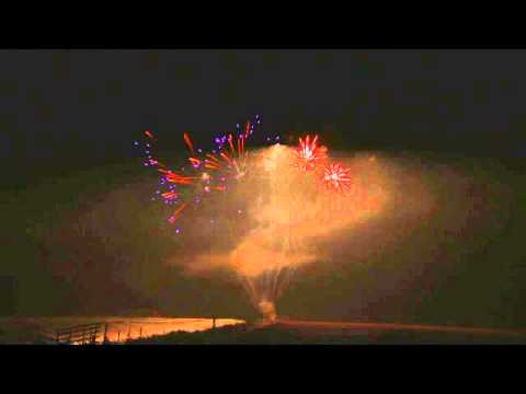 PCFS 2506   25 Shot Fan   Blue Mine to Golden Willow with Blue Strobe