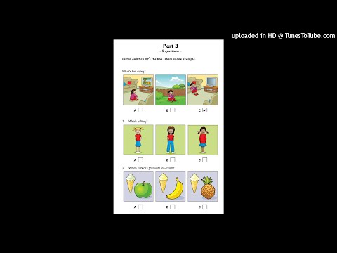 LISTENING EXAM - STARTERS EXAM