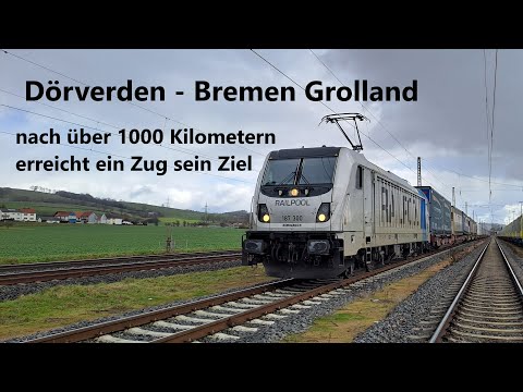 Lokomotion Führerstandsmitfahrt, von Dörverden nach Bremen Grolland, mit der Baureihe 187