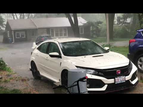 Big raining lightning ⚡️ strikes 06/12/2021