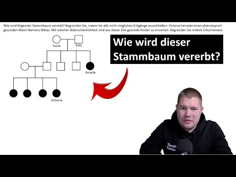 ABI-TRAINING - Stammbaumanalyse (1): Wie wird dieser Stammbaum vererbt?