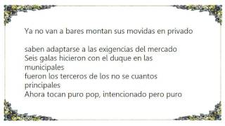 Joaquín Sabina - Rap del Optimista Lyrics