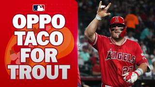 Mike Trout launches his 16th home run of the season! ???? (1st career HR at Chase Field! ????)