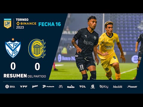 #TorneoBinance 2023 | Fecha 16 | resumen de Vélez - Rosario Central