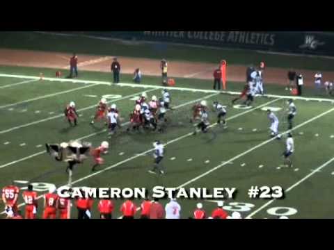 CAMERON STANLEY #23 WR, PR, K  Football Recruiting Video 2010-11