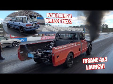 SICK WEEK DAY 4 - Wyatt's RaceTruck Runs an INSANE 1/8th and Wago Is Right on The Money!