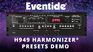Eventide H949 Harmonizer Plug-in Presets Demo