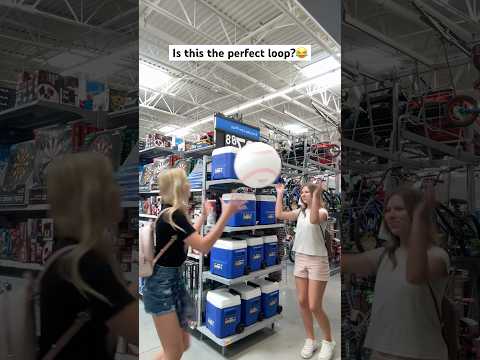 Is this the perfect loop?😂♾️ #shorts #shortsfeed #tiktok #adiaava #loop #walmart #trending