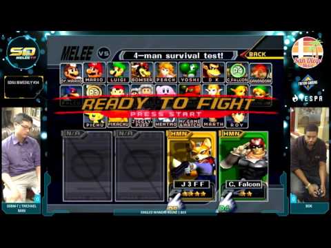 SDSU Biweekly #34 - Singles WR2: SSBM-T | Trichael Man vs Bok - SSBM