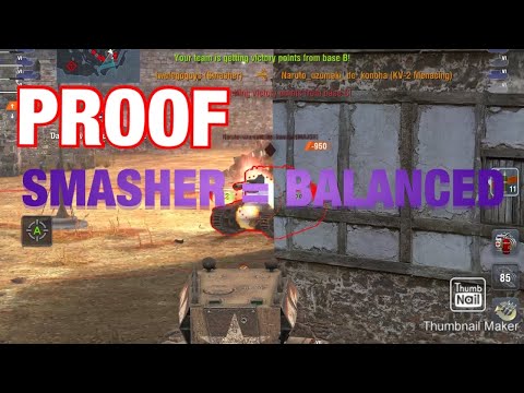 PROOF smasher = balanced |world of tanks blitz