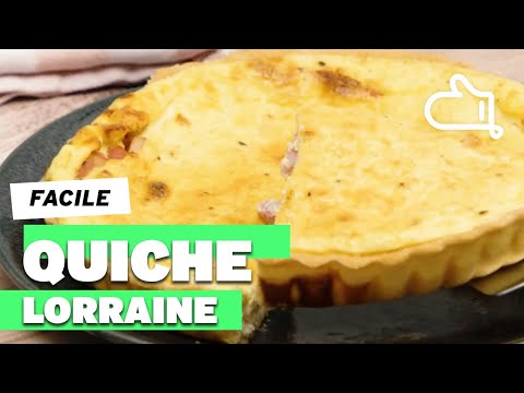 La recette de la quiche lorraine la base !! Irresistible !