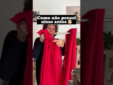 The best way to hang your curtain on the rod! #valuabletip #tips #besthack