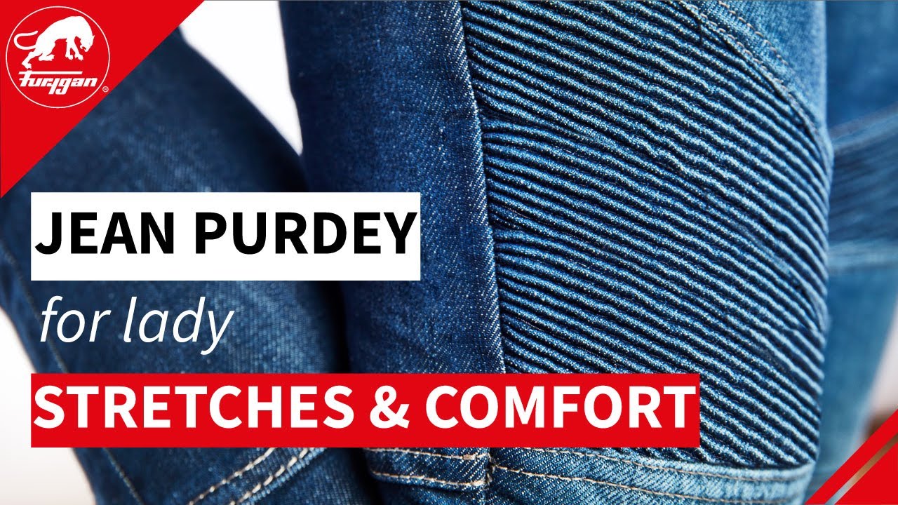 Furygan Ladies Purdey Denim Jeans - Black Video