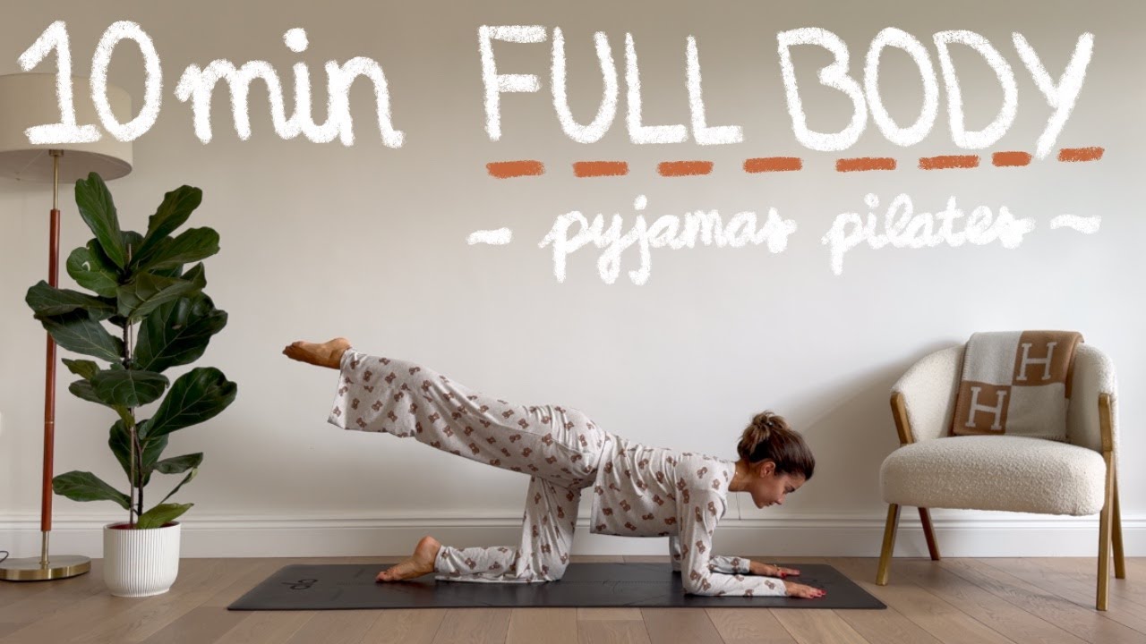 0MIN full body pilates workout [in pyjamas!]
