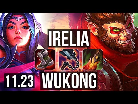 IRELIA vs WUKONG (TOP) (DEFEAT) | Quadra, 1.2M mastery | NA Diamond | 11.23