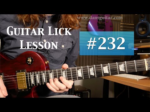 Lick Friday week 232 - Rockout Mixolydian lick. Very cool indeed...
